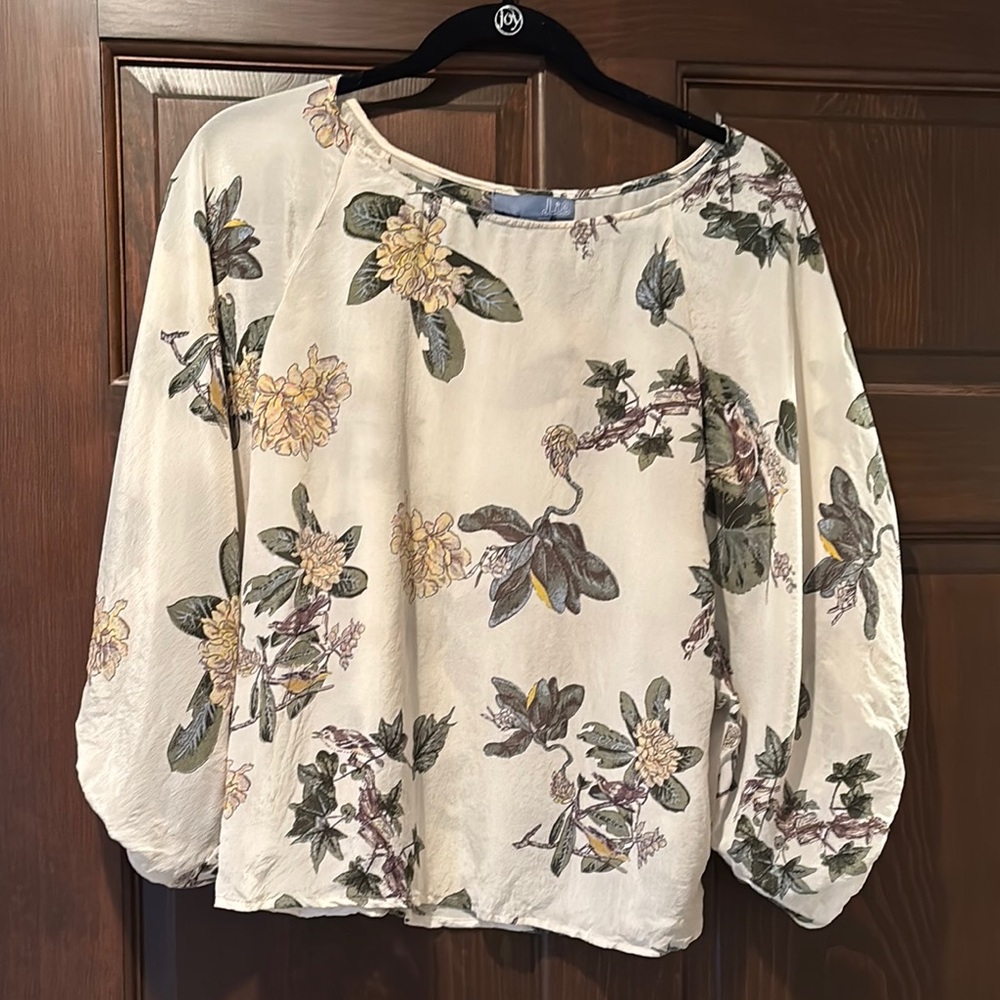 Floral Cream Women's Top